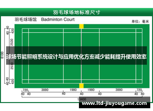 球场节能照明系统设计与应用优化方案减少能耗提升使用效率